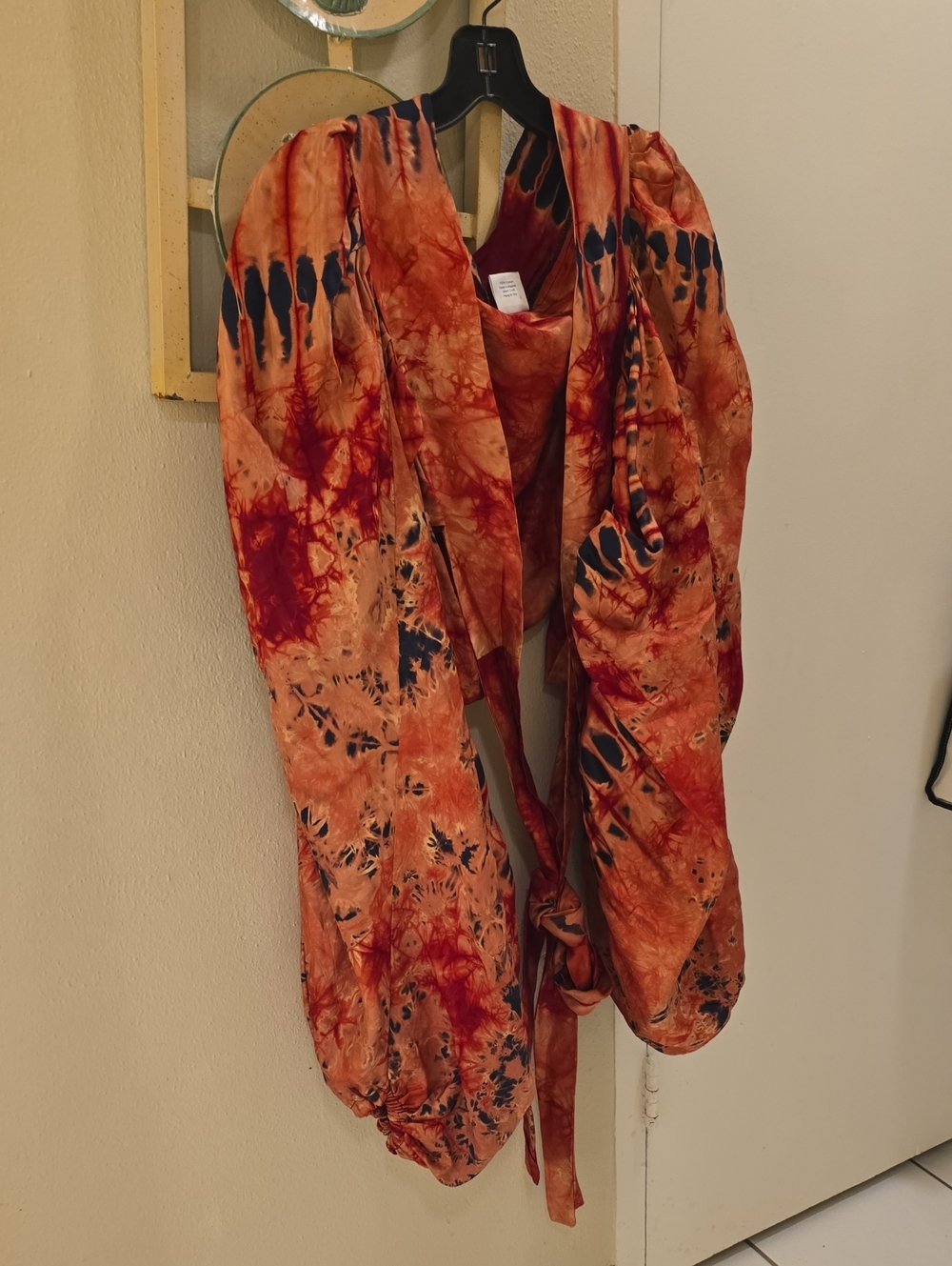 Boho Tie-Dye Funky Top Size 1X